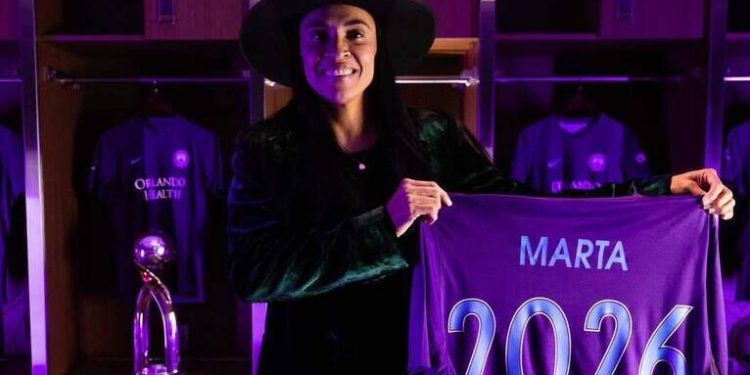 Orlando Pride renova com Marta por mais duas temporadas