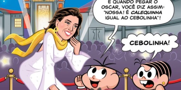 Após indicação ao Oscar, Fernanda Torres ganha homenagem da Turma da Mônica