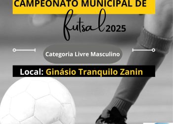Setor de Esporte abre inscrições para Campeonato Municipal de Futsal em São João da Urtiga