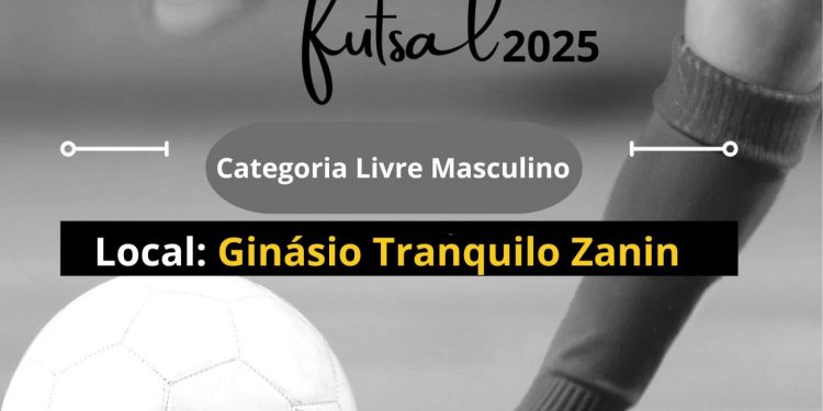 Setor de Esporte abre inscrições para Campeonato Municipal de Futsal em São João da Urtiga