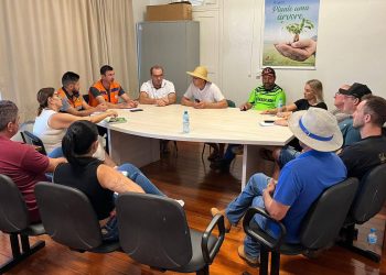 Reunião entre Defesa Civil, Administração Municipal e entidades do setor avaliam a situação da estiagem em Paim Filho