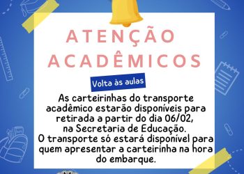 Piratuba passa a fornecer transporte acadêmico à partir da próxima semana para estudantes do município
