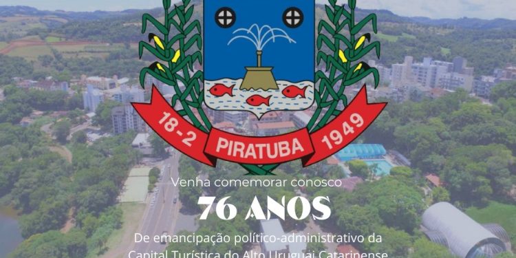 Piratuba celebra 76 Anos com programação especial para a família inteira