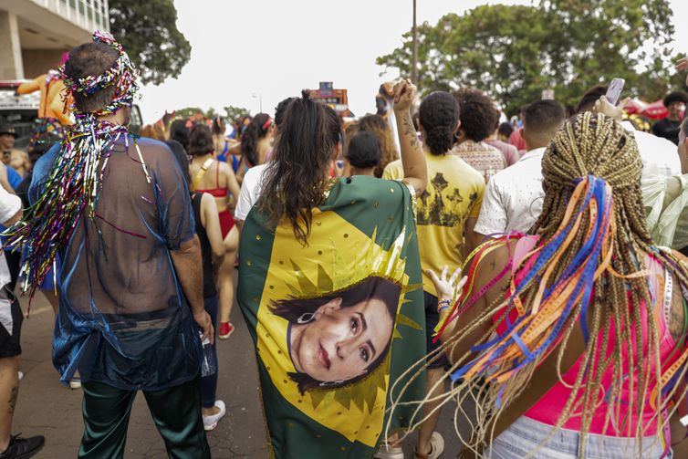 Joédson Alves/Agência Brasil Brasília (DF), 01/03/2025 - Bloco de carnaval, Aparelhinho nas ruas de Brasília.
Foto: Joédson Alves/Agência Brasil
