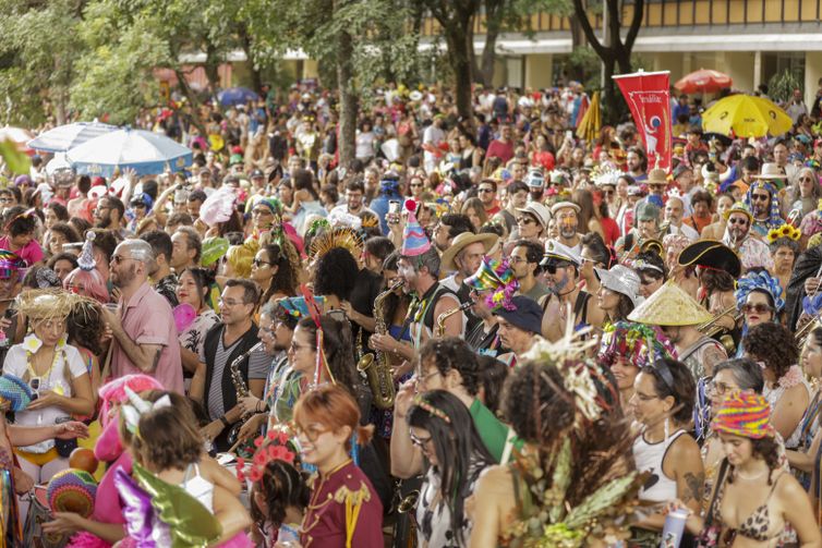 Joédson Alves/Agência Brasil Brasília (DF), 01/03/2025 - Bloco de carnaval, Vai quam fica, nas ruas de Brasília.
Foto: Joédson Alves/Agência Brasil