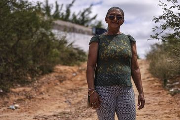 Marcelo Camargo/Agência Brasil Mauriti (CE), 26/05/2025 - A moradora de Palestina do Cariri, Damiana da Silva Souza. Foto: Marcelo Camargo/Agência Brasil