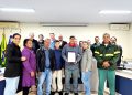 Câmara de Vereadores de Piratuba, entrega moção de aplauso ao Corpo de Bombeiros e ao bombeiro Ivan Lopes Santana