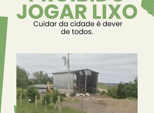 Prefeitura de São João da Urtiga reforça proibição de descarte de lixo em local desativado