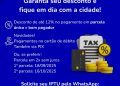 IPTU 2025 de Maximiliano de Almeida já está disponível com descontos e facilidades de pagamento