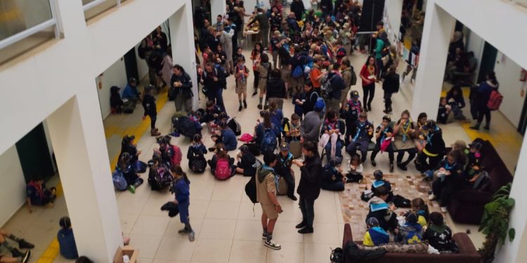 Bivaque da Primavera reúne quase 300 escoteiros na UFFS em Erechim