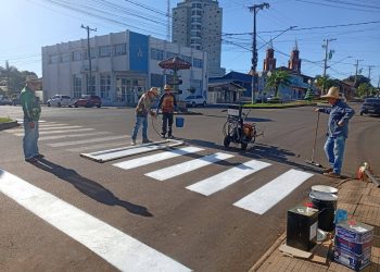 Prefeitura de Machadinho avança em melhorias com novo equipamento de pintura
