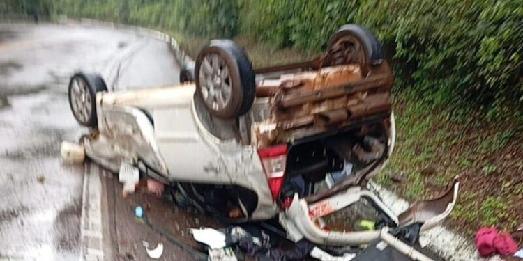 Jovem de 18 anos morre após capotamento na BR-153 entre Irani e Concórdia