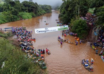 Canoagem Ecológica do Rio Apuaê reúne mais de 500 participantes e bate recorde em edição histórica