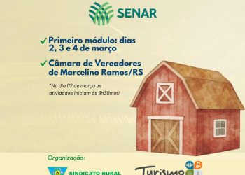 Turismo rural ganha força em Marcelino Ramos com capacitação do Senar