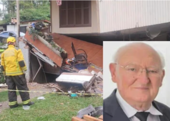 Idoso morre após trator atingir pilar e causar desabamento em Carlos Barbosa