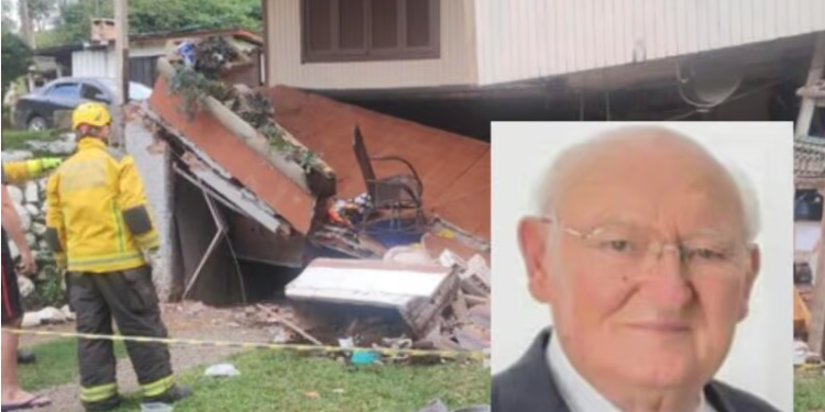 Idoso morre após trator atingir pilar e causar desabamento em Carlos Barbosa