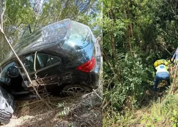 Homem desaparecido é encontrado com vida em ribanceira dois dias após acidente em SC