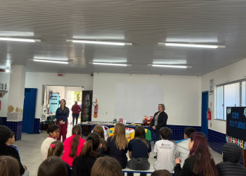 Consórcio Machadinho apoia projeto de leitura em escola de Campos Novos