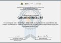 Carlos Gomes recebe selo nacional de excelência na gestão da assistência social