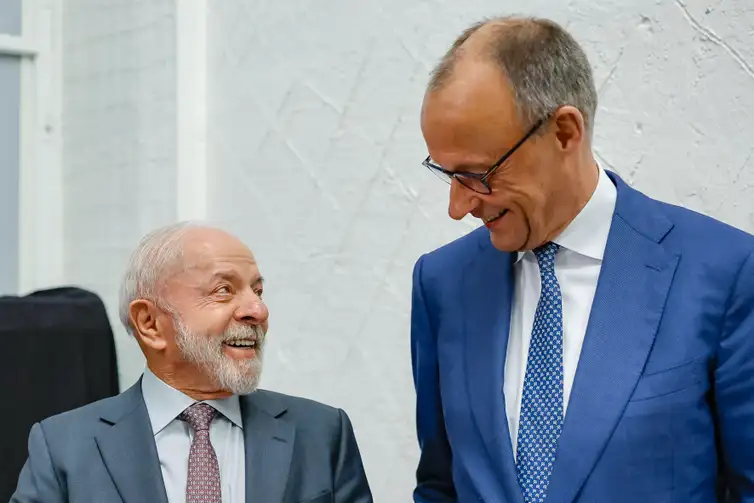 20.04.2026 – Presidente da República, Luiz Inácio Lula da Silva, durante Declaração conjunta à imprensa. Palácio de Herrenhause, Alemanha.

Foto: Ricardo Stuckert / PR