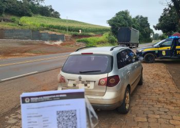 PRF prende motorista por uso de documento falso na BR-153, em Severiano de Almeida