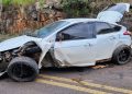 Acidente com carro que se dirigia para Maximiliano de Almeida, mobiliza Bombeiros em Santa Catarina
