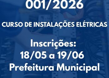 Prefeitura de São João da Urtiga abre inscrições para curso gratuito de instalações elétricas com bolsa de R$ 1,5 mi