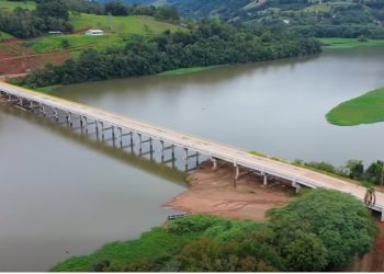 Após 40 anos de espera, nova ponte de Volta Grande em Alto Bela Vista é inaugurada e liga SC ao RS