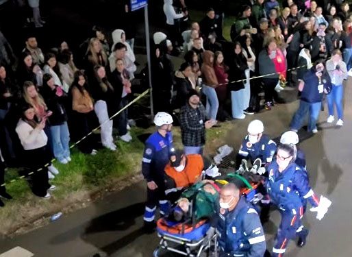 Órgãos de segurança e saúde treinam em simulado de acidente em Getúlio Vargas
