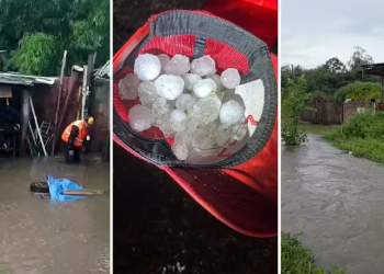 Temporal no Rio Grande do Sul deixa 500 desalojados e causa alagamentos em diversos pontos do estado