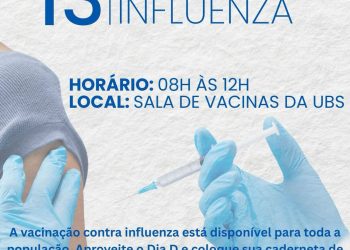 Dia D de vacinação contra a gripe será realizado em São João da Urtiga no próximo sábado
