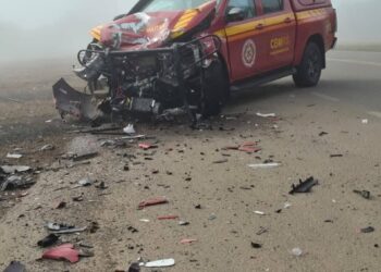 Viatura dos Bombeiros de Passo Fundo se envolve em grave acidente com dois mortos na BR 285