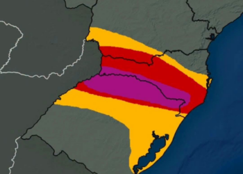 Semana será marcada por chuva forte e chegada de massa de ar polar no Sul