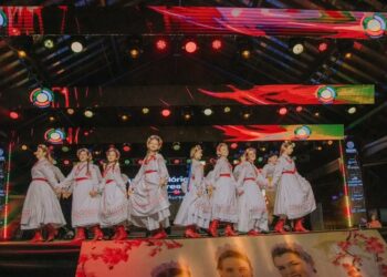 Áurea esteve presente em um dos maiores eventos culturais do país