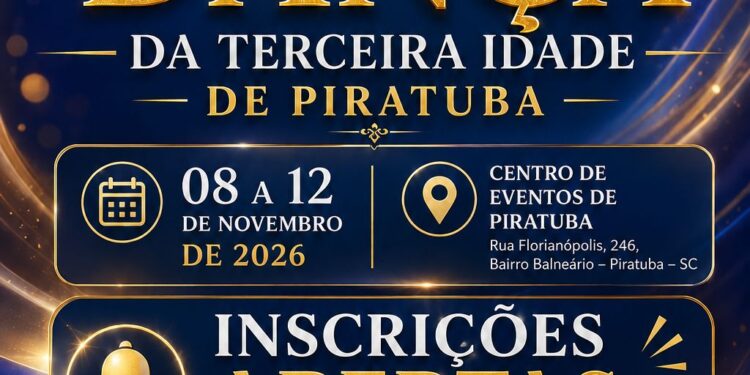 Piratuba abre inscrições para a 24ª edição do Festival De Dança Da Terceira Idade