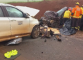 Colisão frontal na BR-470 deixa um morto e dois feridos graves em Campos Novos