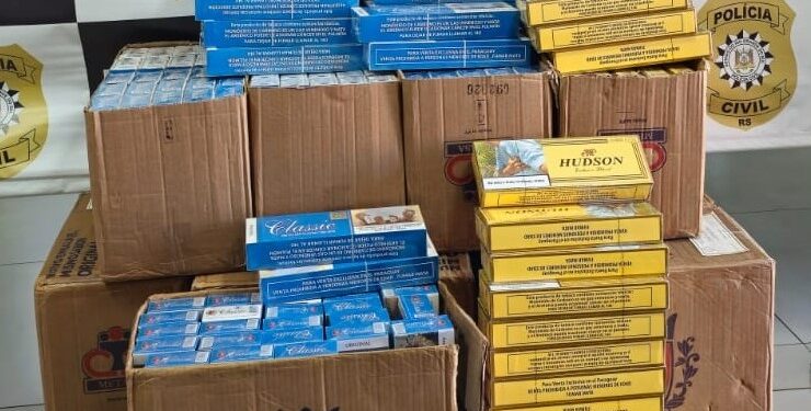 Polícia Civil realiza prisão e apreende carga de cigarros em Nonoai