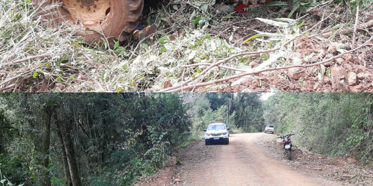 Acidente com trator agrícola causa a morte de homem na RS 126, entre Maximiliano de Almeida e Marcelino Ramos