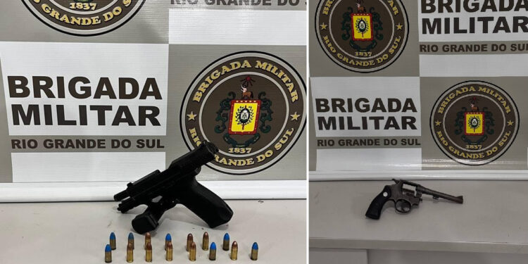Abordagens resultam nas apreensões de duas armas de fogo em Erechim