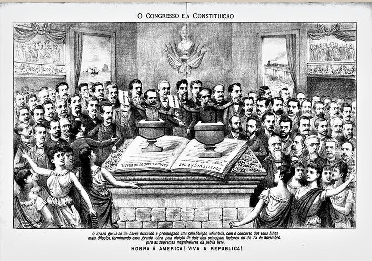 Brasília - DF - 30/07/2026 - Conquista do voto feminino no Brasil resistiu à misoginia histórica. (Constituição de 1891, a primeira da República). Foto: Acervo Arquivo Nacional