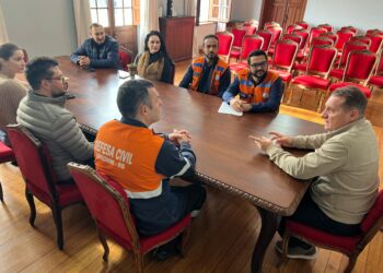 Defesa Civil Nacional avalia obras pós-granizo em Erechim