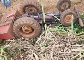 Acidente com trator deixa uma pessoa morta no interior de Aratiba
