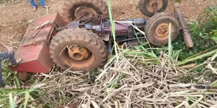 Acidente com trator deixa uma pessoa morta no interior de Aratiba