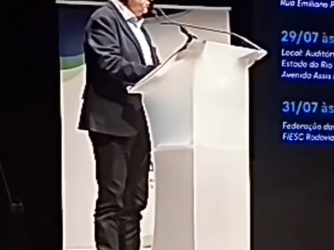 Se não haverá trem de carga, entreguem a ferrovia aos municípios”, defende prefeito de Marcelino Ramos em audiência da ANTT