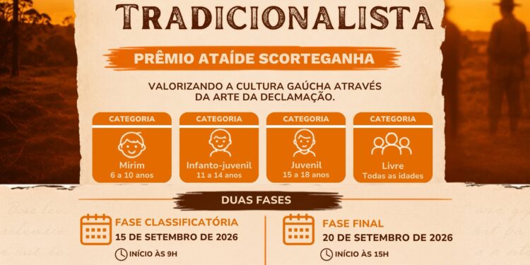 Maximiliano de Almeida promove 4ª edição do Concurso de Poesia Tradicionalista – Prêmio Ataíde Scorteganha