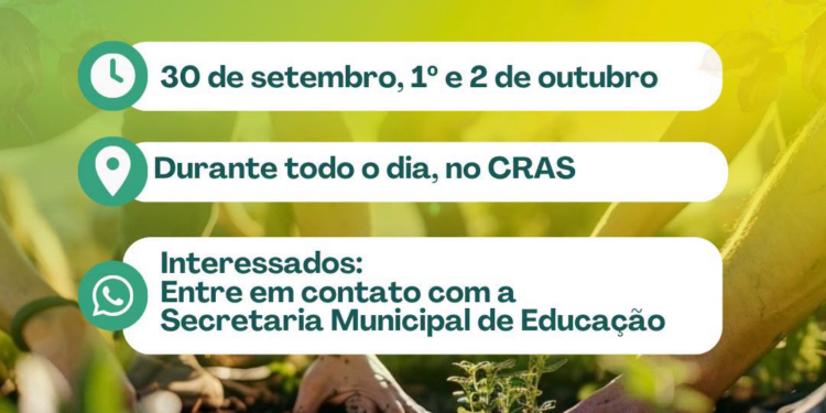 Carlos Gomes oferece curso de jardinagem em parceria com o Senar  Capacitação