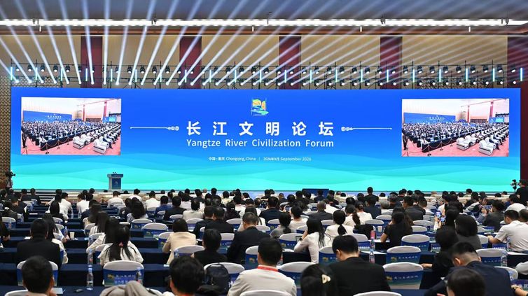 China, 18/09/2026 - Abertura da 4ª edição do Fórum da Civilização do Rio Yangtzé, realizado em Chongqing. Foto: CHONGQING DAILY/Divulgação