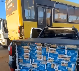Homem natural de Maximiliano de Almeida é preso com mais de 15 mil maços de cigarros em Vacaria