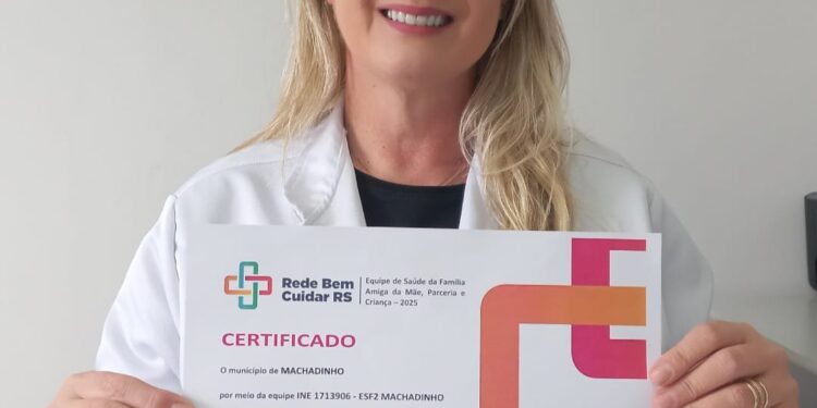 UBS de Machadinho recebe certificação da Rede Bem Cuidar RS