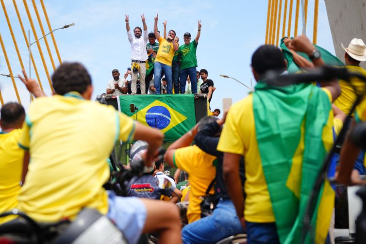Vittor Sales/Campanha Flávio Bolsonaro Marabá (PA), 19/10/2026 - Candidato à Presidência da República, Flávio Bolsonaro, participa de motociata. Foto: Vittor Sales/Campanha Flávio Bolsonaro
